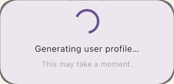 Generating user profile