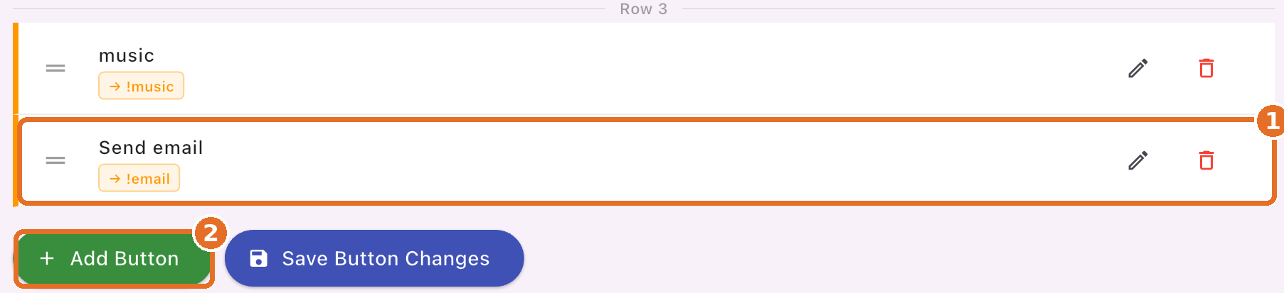 Send email button added, Add Button highlighted